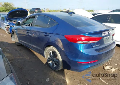 2018 Hyundai Elantra Sel из США, поврежденный, VIN 5NPD84LF6JH336547